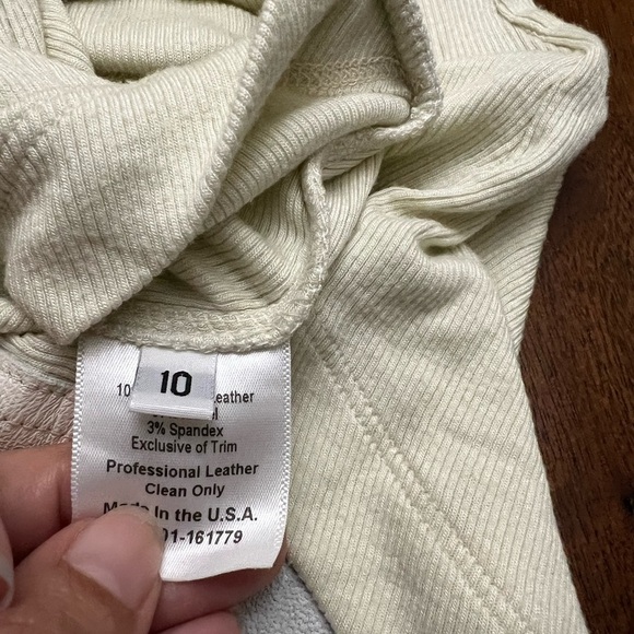 Illia Modal & Leather Ribbed Tank Top - Picture 4 of 4